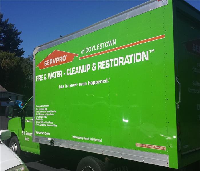 SERVPRO of Doylestown truck.