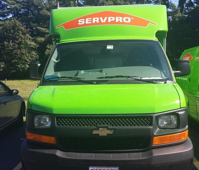 SERVPRO truck.